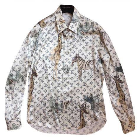 louis vuitton silk shirt mens|louis vuitton men shirts mercari.